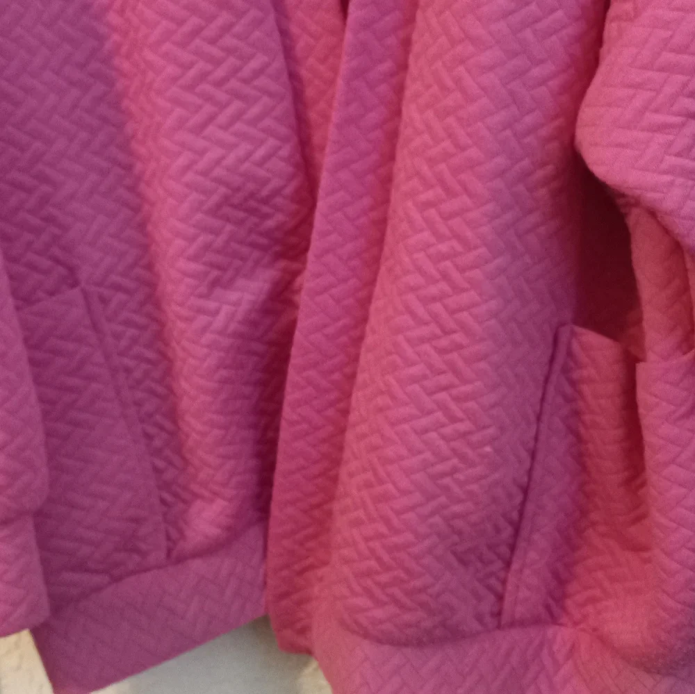 Plus Size Pink Quilted Sweater - Picture 3 of 9